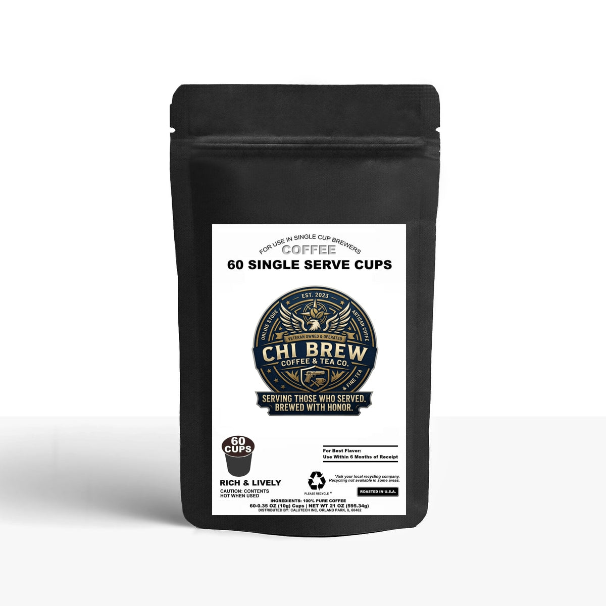 60 Pack Single Serve Coffee Capsules